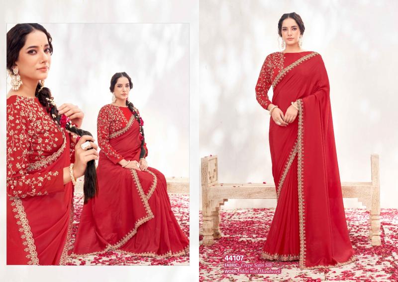 Mahotsav Norita 44100 Series Varya catalog silk sarees manufacturers in surat