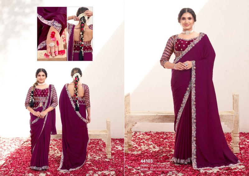 Mahotsav Norita 44100 Series Varya catalog silk sarees manufacturers in surat
