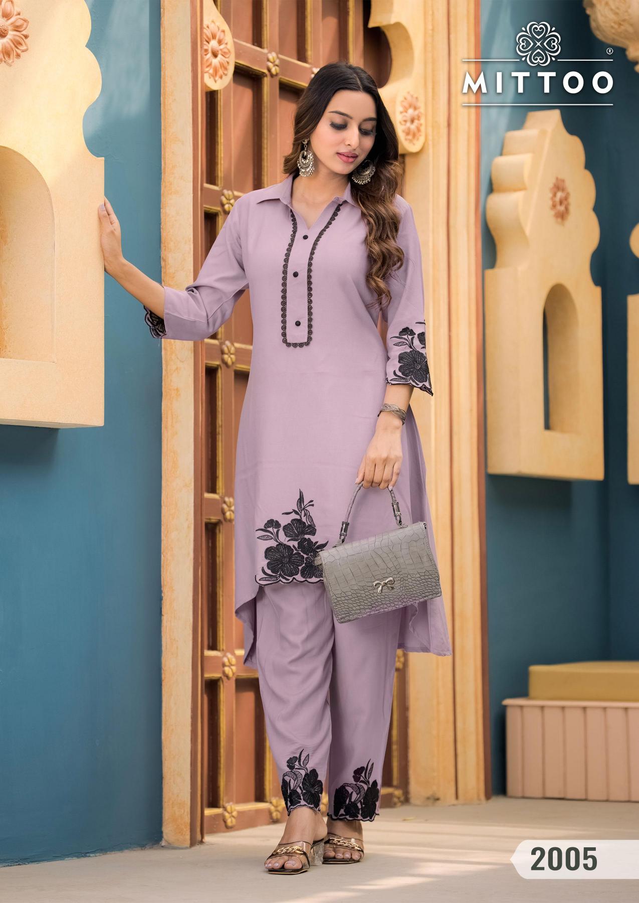 Mittoo Shikha catalog co ord set wholesale market