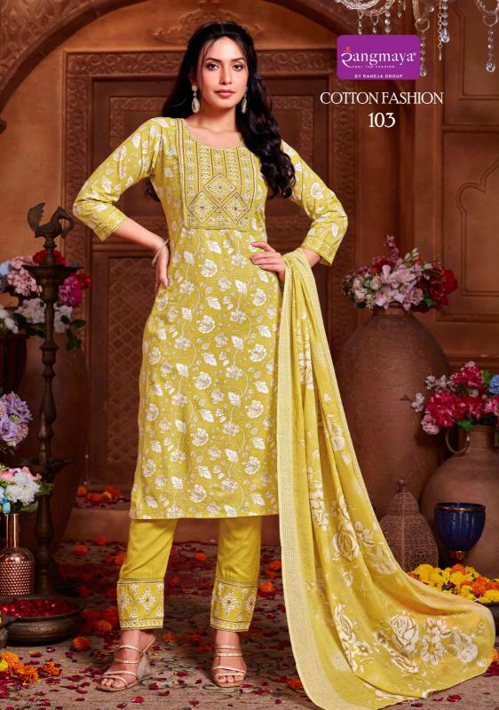 Rangmaya Cotton Fashion Catalog kurties online shopping india