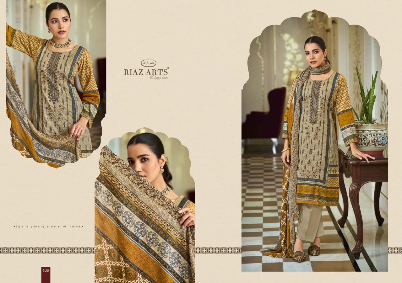 Riaz Arts Bin Saeed Hitlist Catalog wholesale ladies dress material in surat 