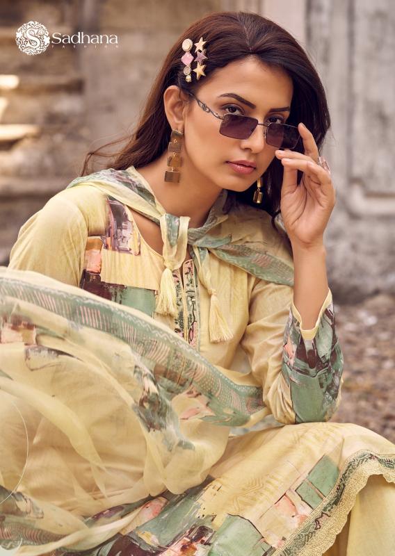 Sadhana Fashion Arnisa catalog ladies dress material manufacturers in surat