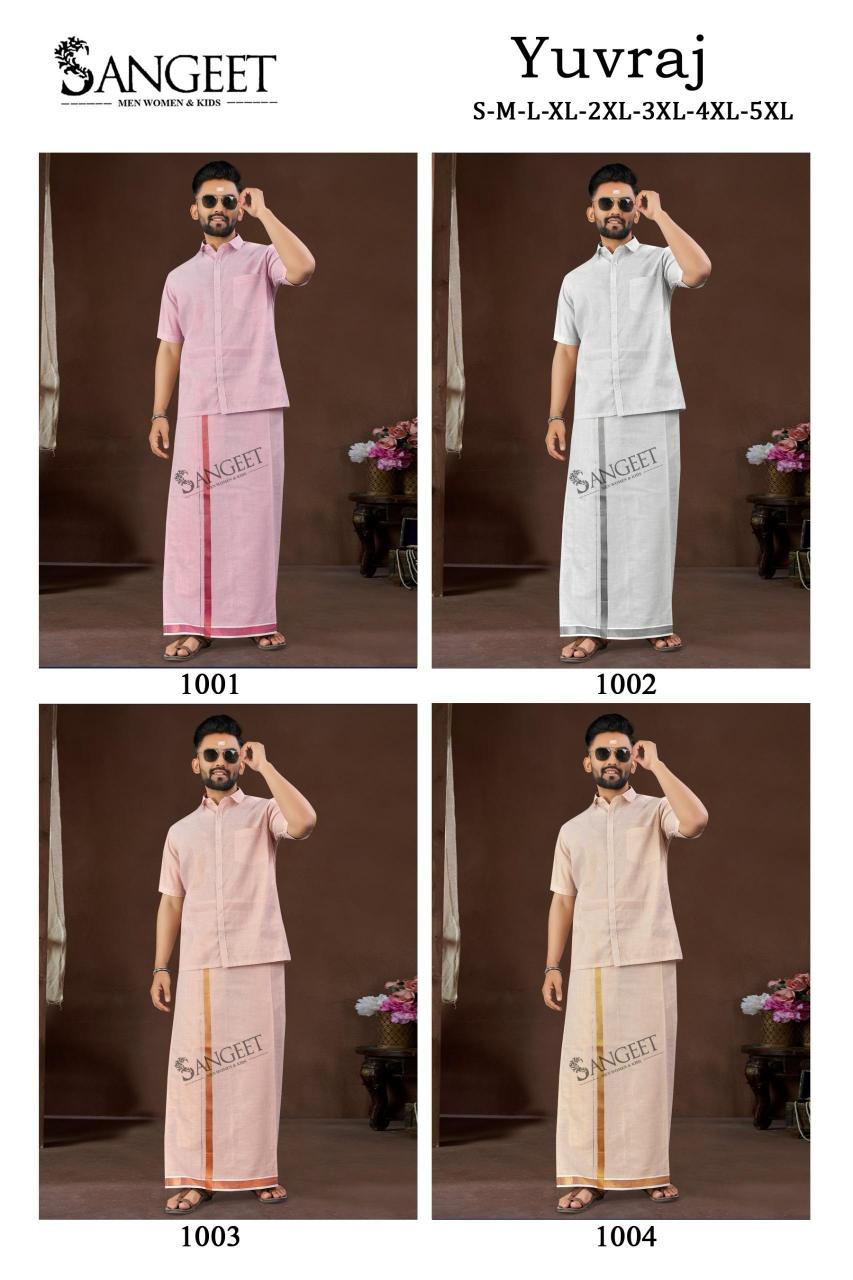 Sangeet Yuvraj Catalog Mens Shirt With Vesti wholesaler