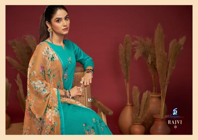 Sargam Rajvi catalog wholesale dress materials in bangalore with price 