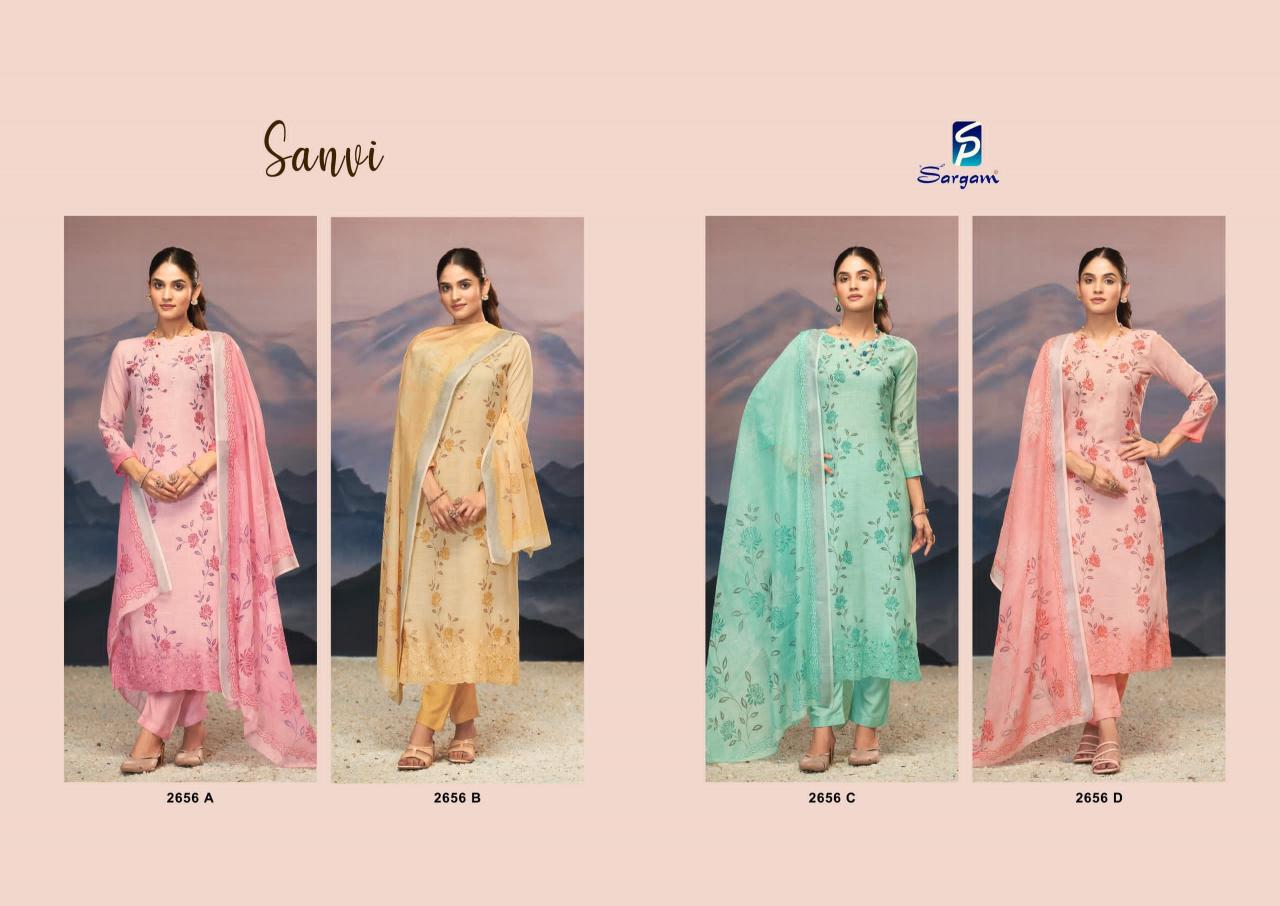 Sargam Sanvi catalog buy wholesale dress materials online