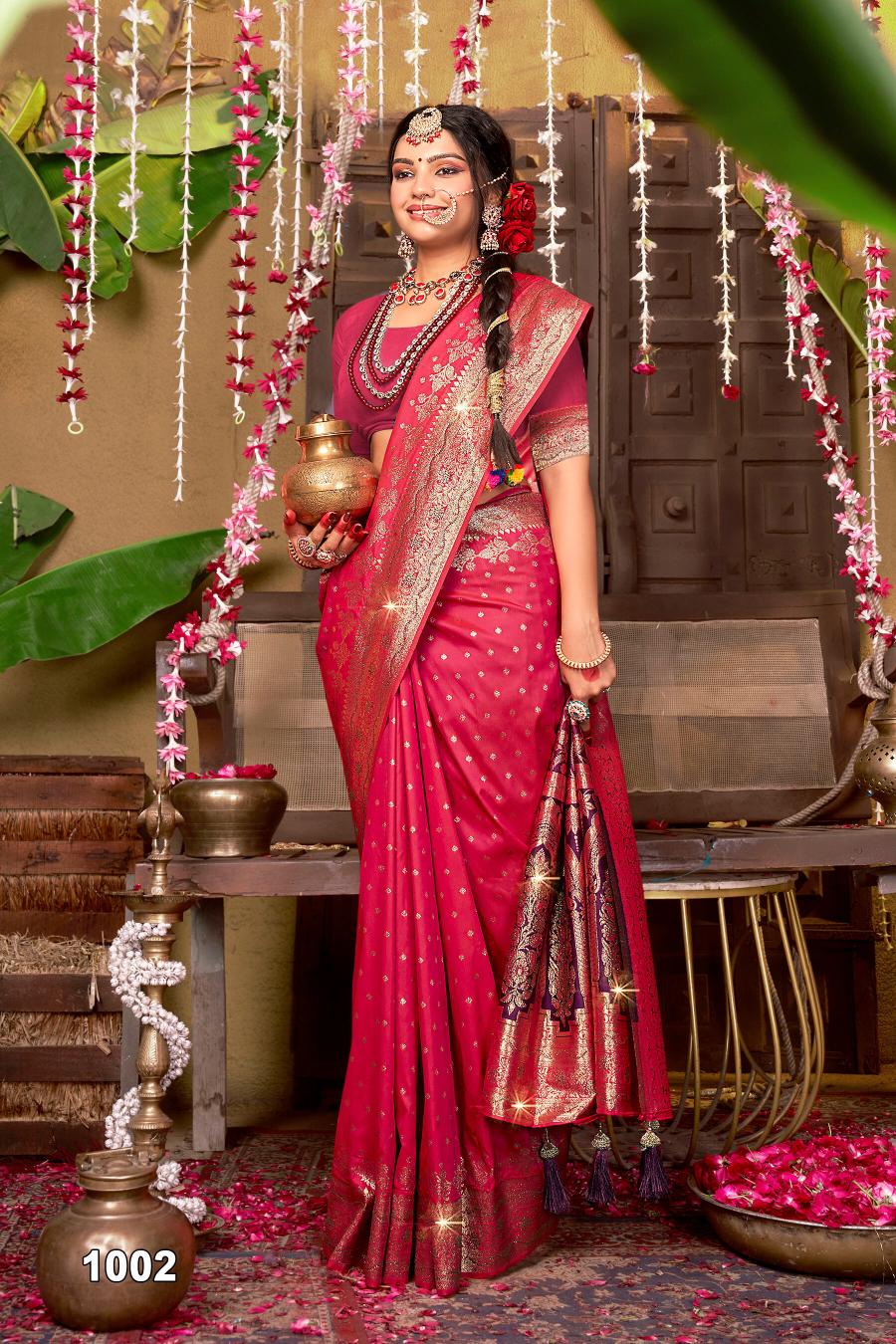 Saroj Megh mayur saroski vol.2 Soft silk saree surat with price wholesale