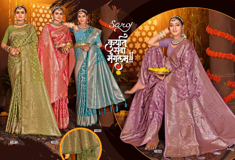 Saroj Sanwaree satin saroski vol.6 Sattin silk in surat with price wholesale