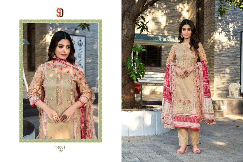 Sharaddha Bin Saeed Vol 14 catalog latest pakistani suits party wear