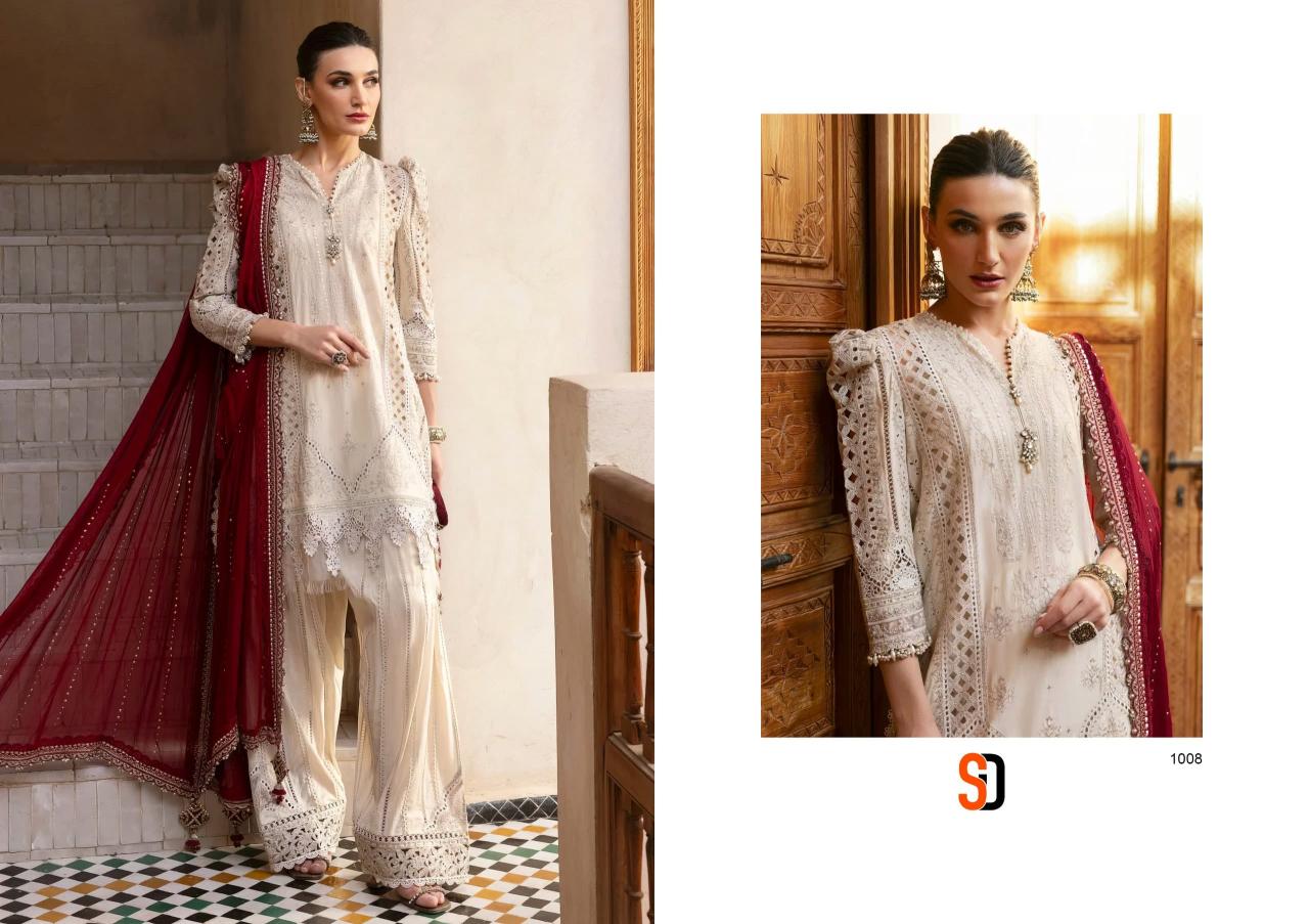 Shraddha Maria B Lawn Catalog Cotton Dupatta pakistani lawn suit collection