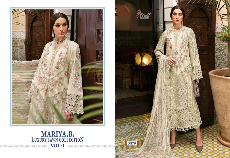 Shree Fabs Mariya B Luxury Lawn Collection Vol 1 catalog Cotton Dupatta latest pakistani punjabi suits images