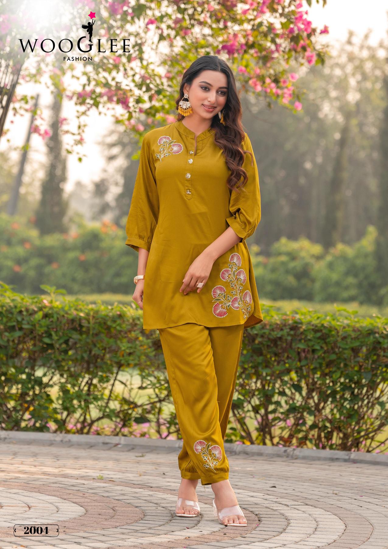 Wooglee Rich Look Catalog co ord set wholesale in mumbai