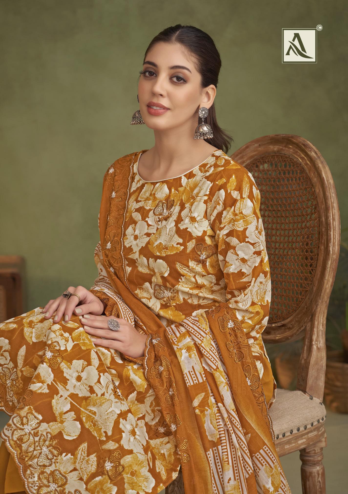 Alok Rainbow vol 4 catalog cotton dress materials wholesale