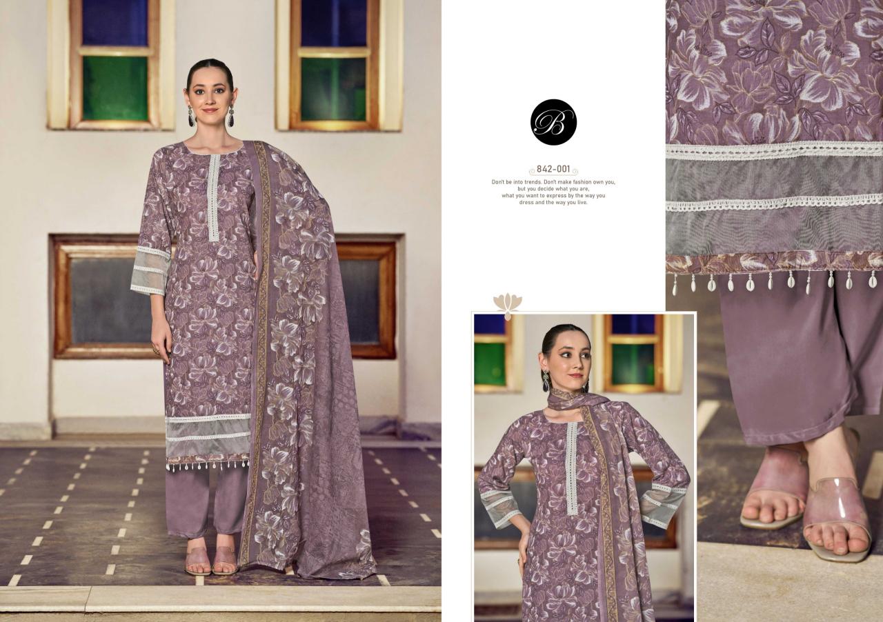 Belliza Flamingo Vol 2 Catalog cotton dress material wholesale market in surat