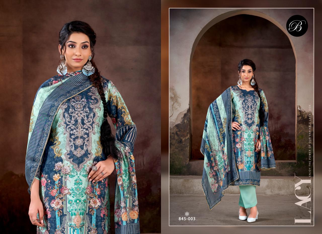 BelliZa Kanika vol 3 catalog ladies dress materials wholesale bazaar