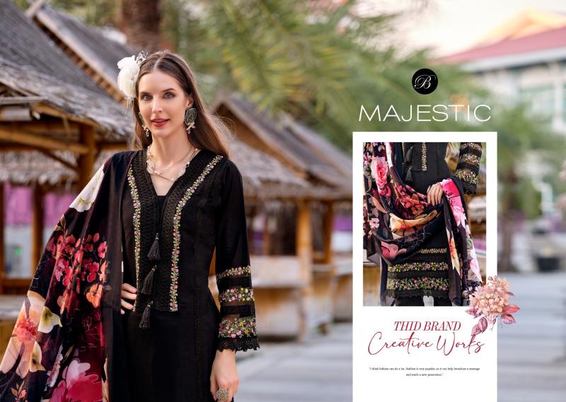 Belliza Majestic Catalog dress suit material surat