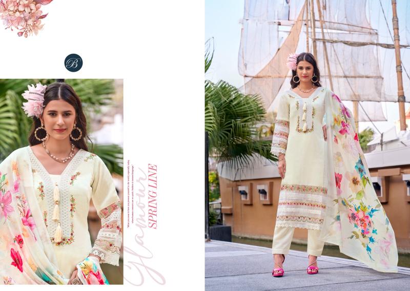 Belliza Majestic Catalog dress suit material surat