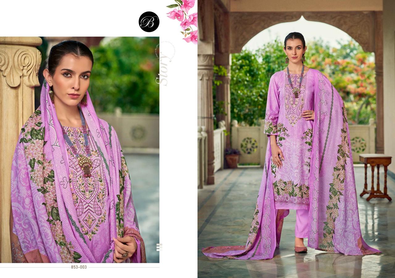 Belliza Naira Vol 107 catalog pure cotton dress material in surat