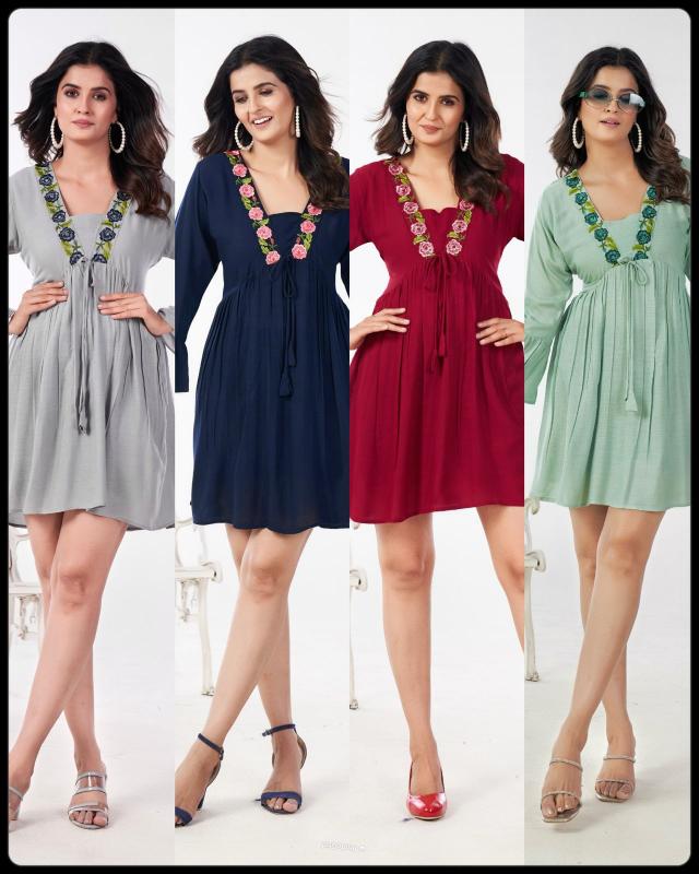Blue Hills Stylish catalog western dress wholesaler surat 