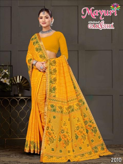 Ganesha Mayuri – Cotton Saree - Wholesale Catalog