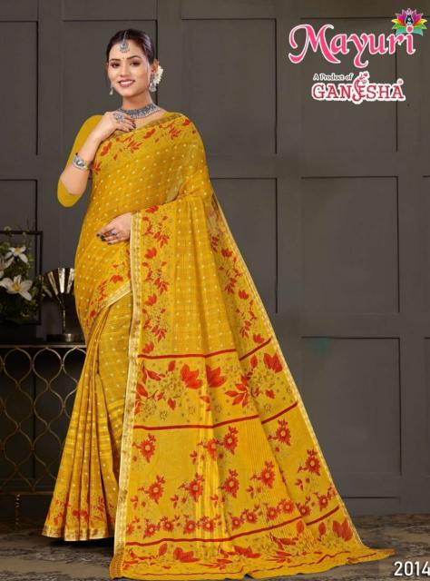 Ganesha Mayuri – Cotton Saree - Wholesale Catalog