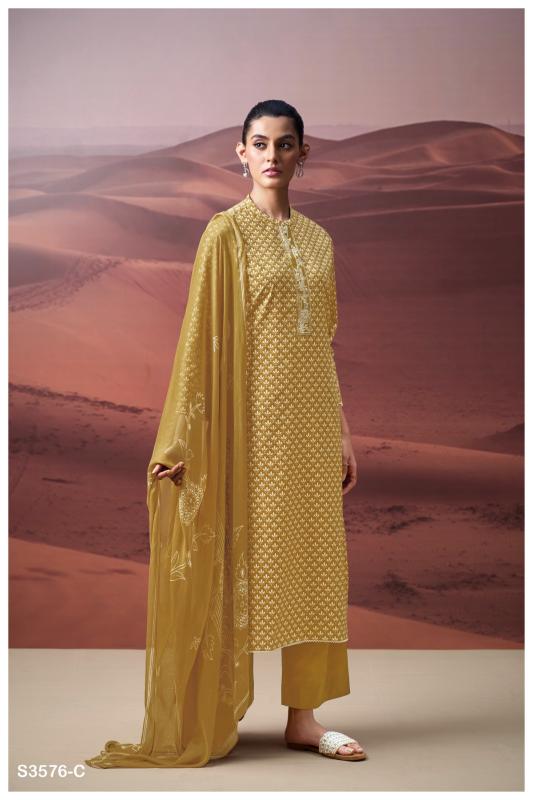 Ganga Kairavi 3576 catalog designer salwar kameez at wholesale price