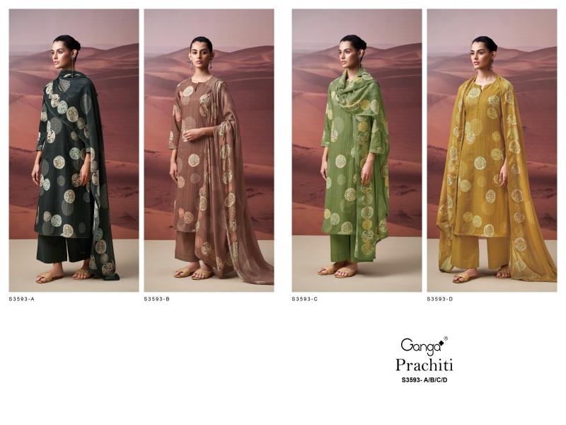 Ganga Prachiti 3593 Catalog india salwar kameez wholesale