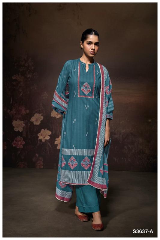 Ganga samantha 3637 catalog wholesale salwar kameez suppliers in surat