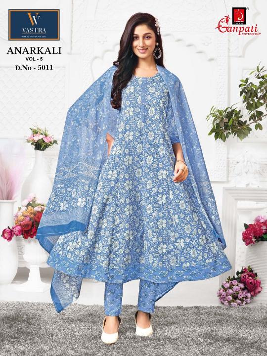 Ganpati Anarkali Vol-5 – Anarkali Style Kurti Pant With Dupatta - Wholesale Catalog
