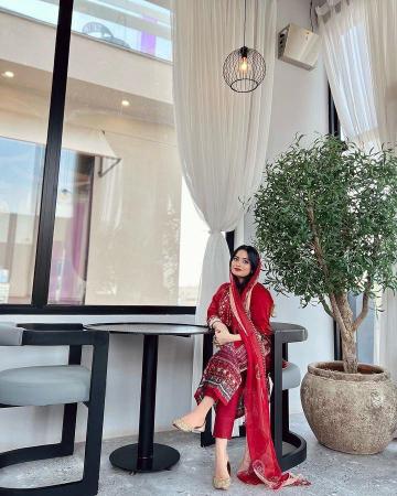 Hazzel Maria B 2001 Catalog straight cut pakistani suits