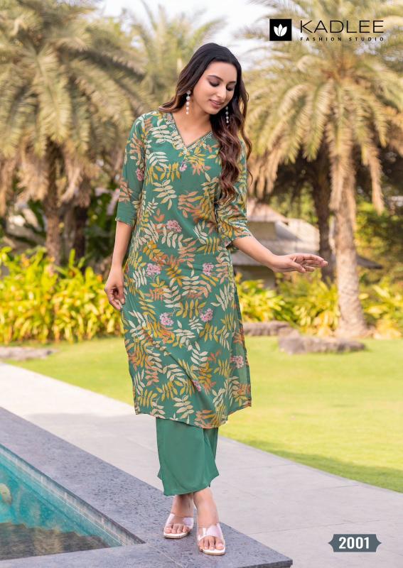 Kadlee Preetkala Catalog coord set for women wholesale