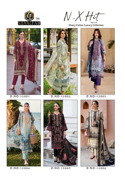 Keval Nx Hit Vol-13 – Karachi Dress Material - Wholesale Catalog