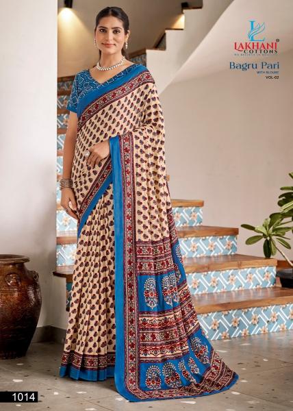 Lakhani Bagru Pari Vol-2 – Cotton Saree - Wholesale Catalog