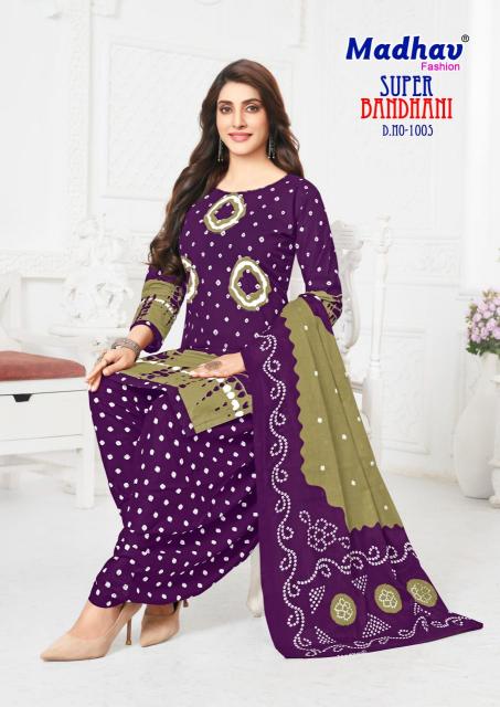 Madhav Super Bandhani Vol-1 – Dress Material - Wholesale Catalog