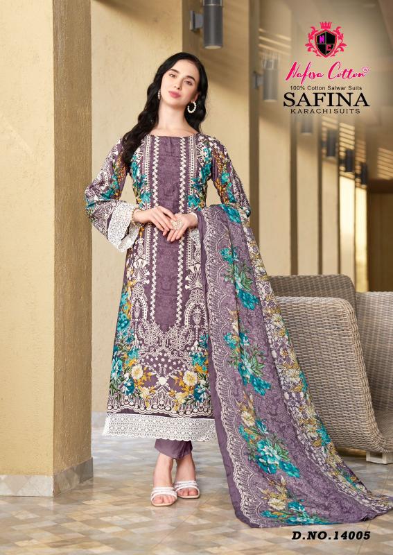 Nafisa Safina Vol-14 – Karachi Dress Material - Wholesale Catalog