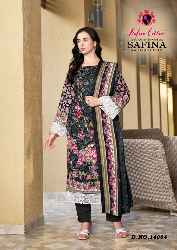 Nafisa Safina Vol-14 – Karachi Dress Material - Wholesale Catalog