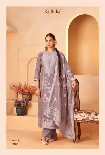 Radhika Azara Banarashi Adah Vol 5 catalog punjabi suits dress material wholesale