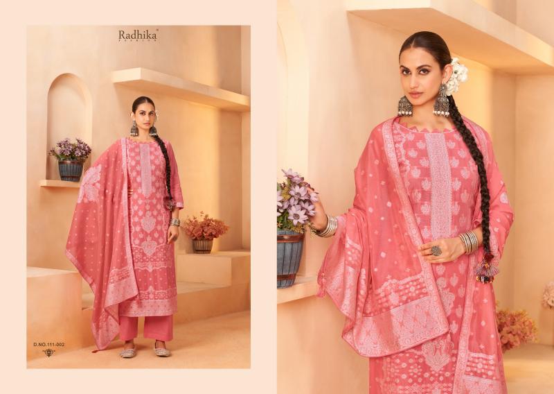 Radhika Azara Banarashi Adah Vol 5 catalog punjabi suits dress material wholesale