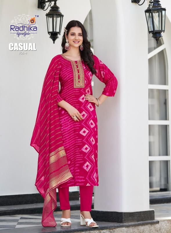 Radhika Lifestyle Casual Vol 4 Catalog indian kurti designs for ladies