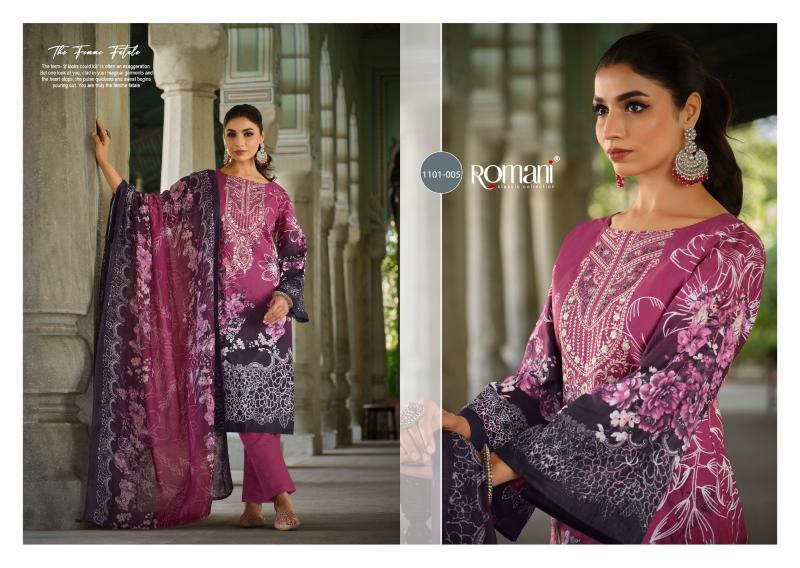 Romani Aarzu Vol 17 Catalog wholesale pure cotton dress materials