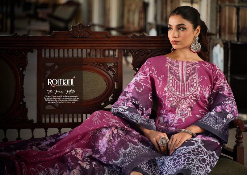 Romani Aarzu Vol 17 Catalog wholesale pure cotton dress materials