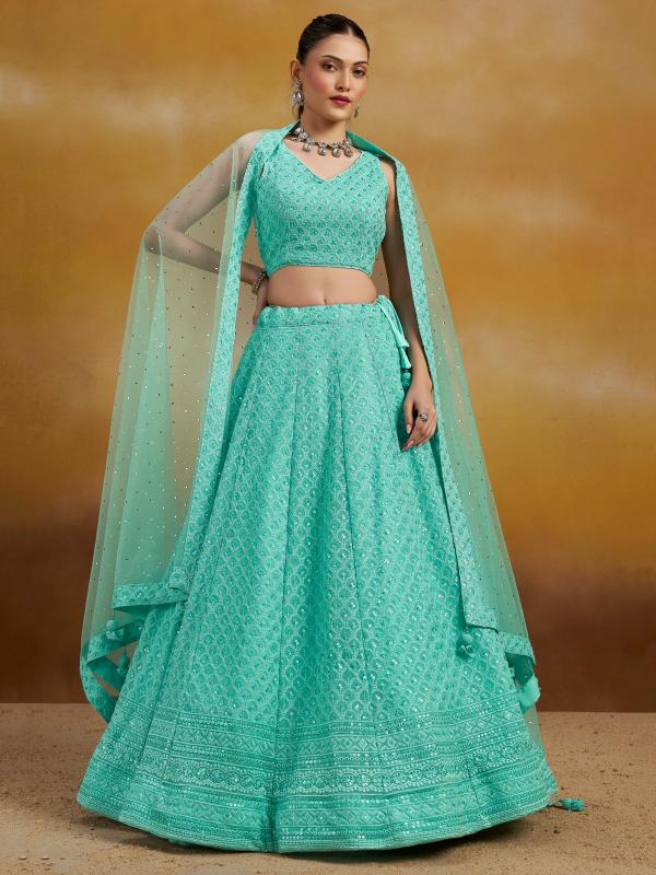 Sabella 5124 Sky catalog lehenga online india