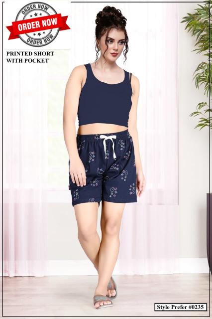Summer Special VOL.#AT0235 Catalog wholesale ladies Night Suit Shorts pant