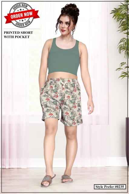 Summer Special VOL.#AT0235 Catalog wholesale ladies Night Suit Shorts pant
