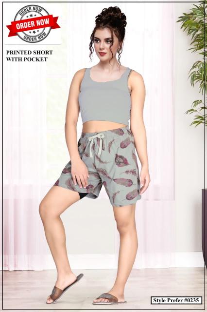 Summer Special VOL.#AT0235 Catalog wholesale ladies Night Suit Shorts pant