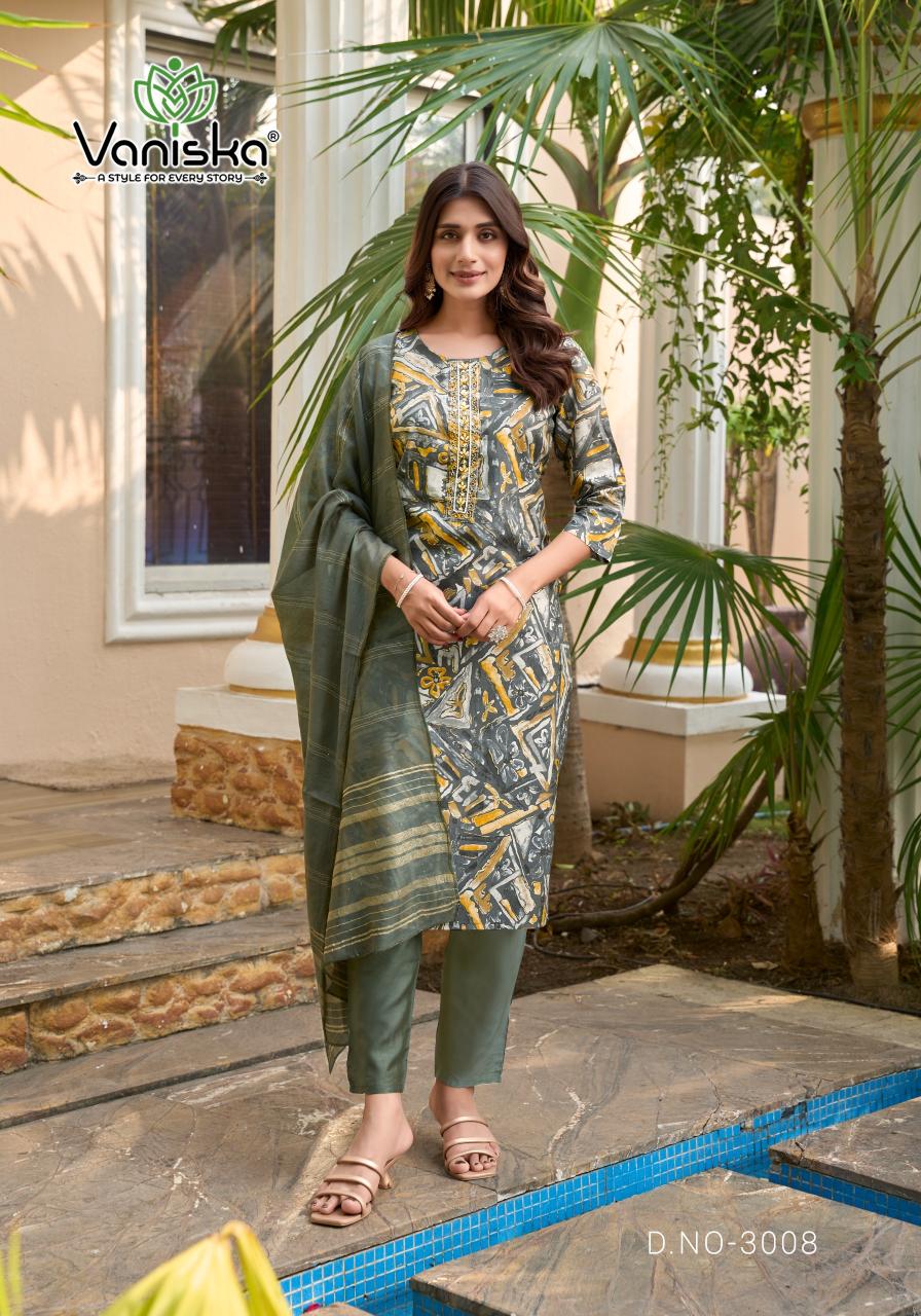 Vaniska Festival Vol 3 catalog kurtis set in india