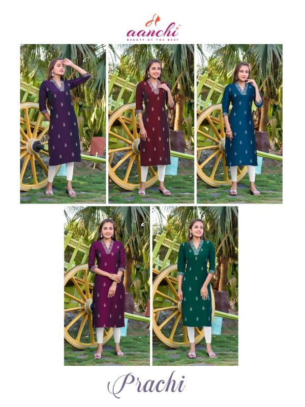 Aanchi Prachi catalog kurtis fashion india