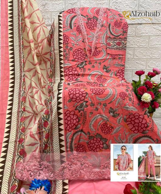 Alzohaib Az Fatima D 1277 to 1285 Catalog Chiffon Duppatta wholesalers of pakistani suits in pakistan