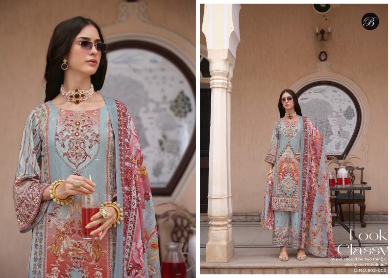 BelliZa Shaheen Vol 5 Catalog buy wholesale dress materials online india