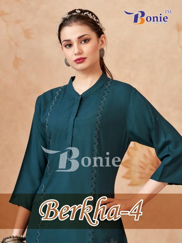 Bonie Berkha Vol 4 catalog indian short kurtis