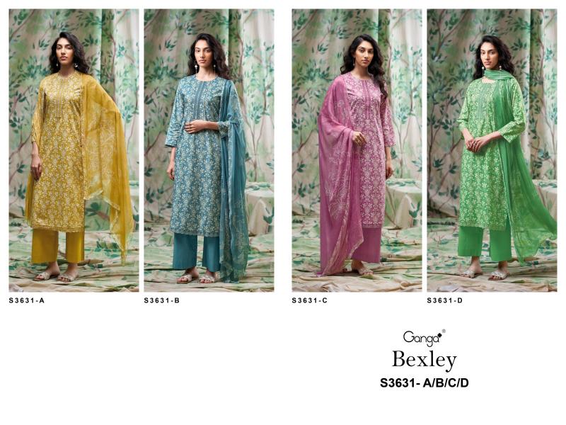 Ganga Bexley 3631 catalog designer salwar kameez wholesale in surat